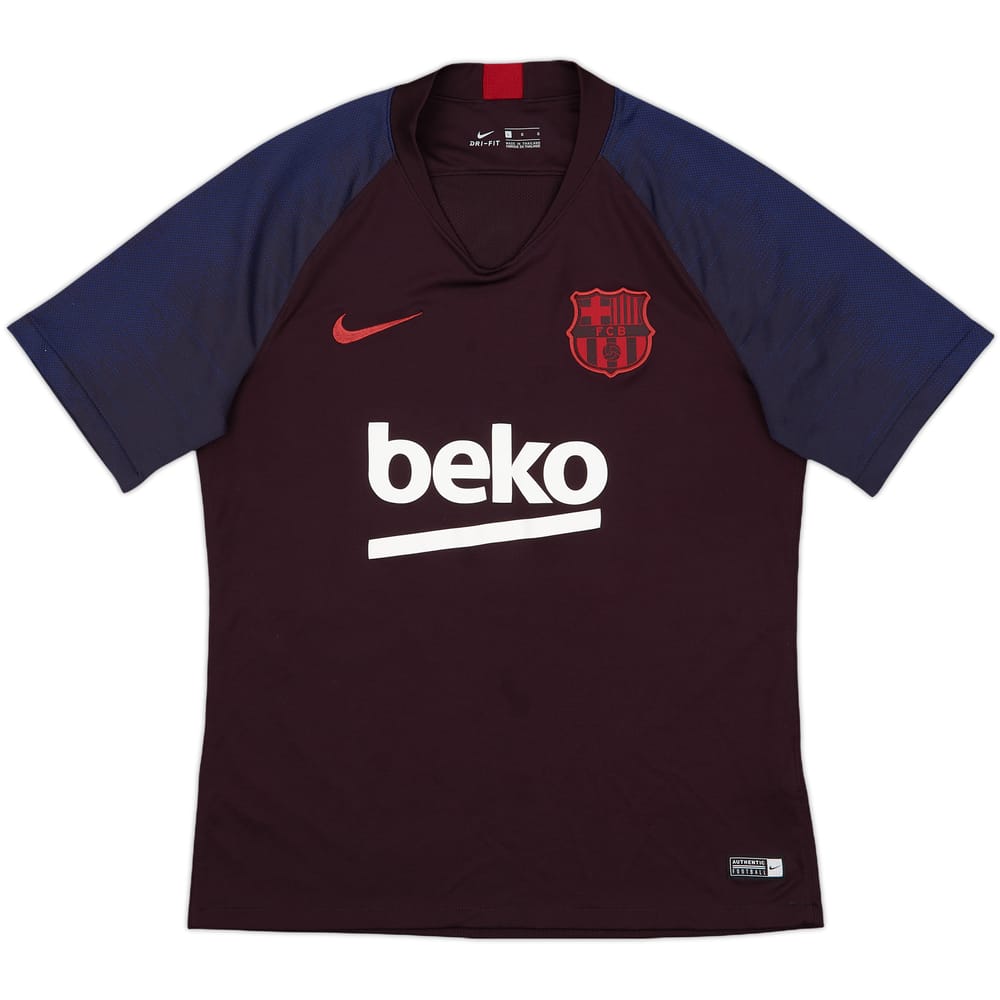 2019-20 Barcelona Nike Training Shirt - 8/10 - (L)