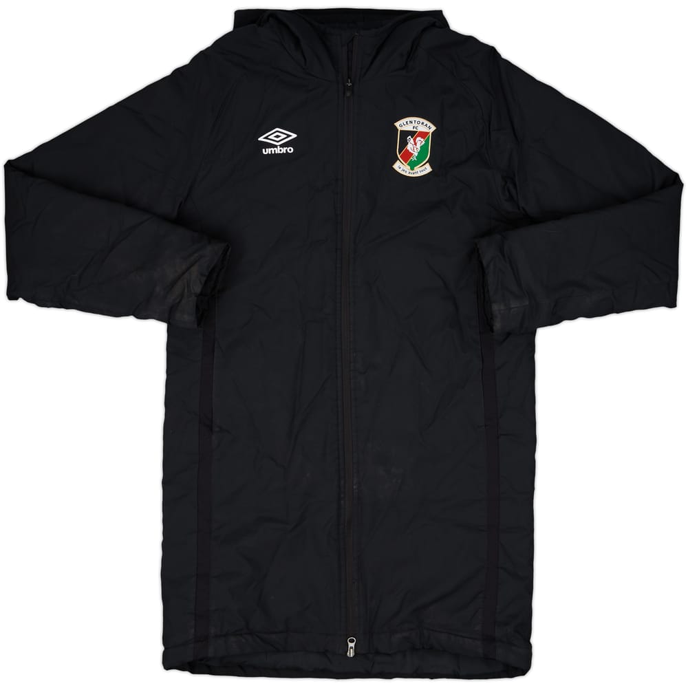 2018-19 Glentoran Umbro Padded Bench Coat - 7/10 - (M)