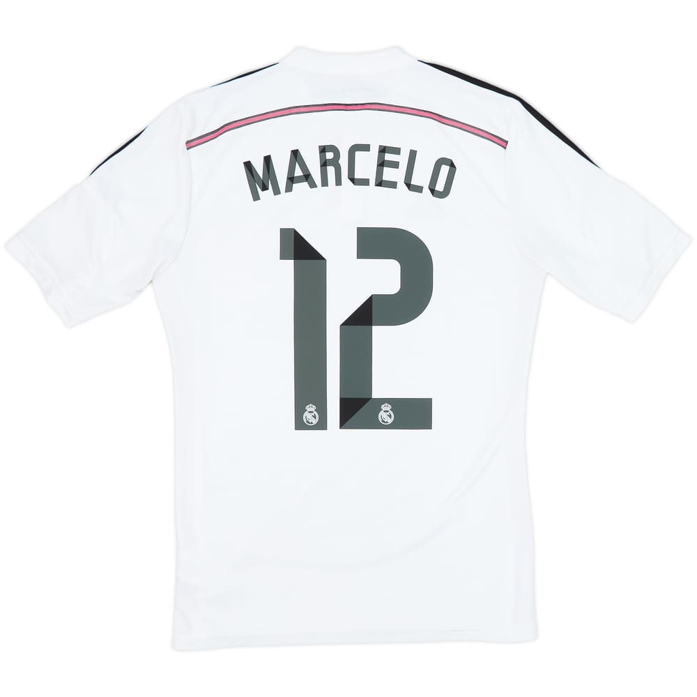 2014-15 Real Madrid Home Shirt Marcelo #12 - 6/10 - (M)