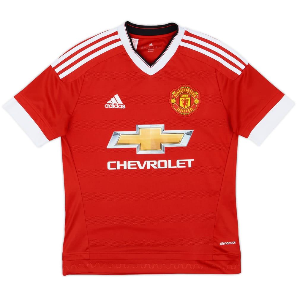 2015-16 Manchester United Home Shirt - 8/10 - (L.Boys)