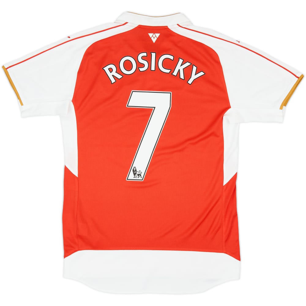 2015-16 Arsenal Home Shirt Rosicky #7 - 7/10 - (XS)