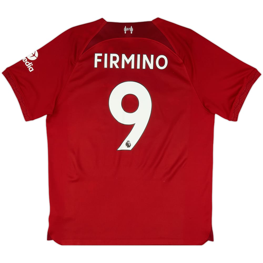 2022-23 Liverpool Home Shirt Firmino #9 - 9/10 - (L)