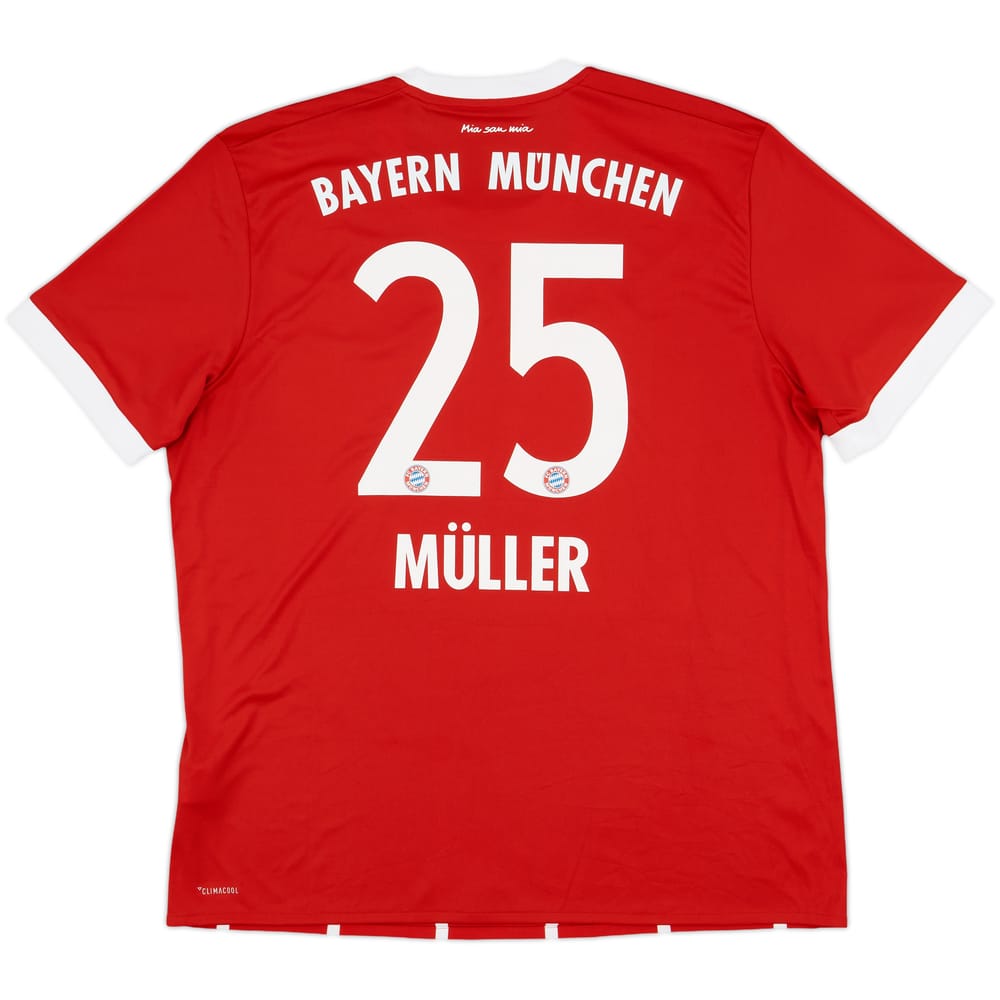 2017-18 Bayern Munich Home Shirt Muller #25 - 10/10 - (XL)