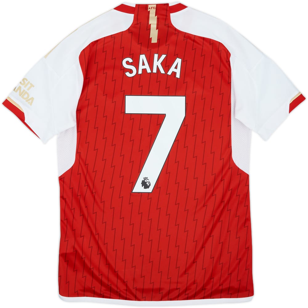 2023-24 Arsenal Home Shirt Saka #7 - 9/10 - (M)