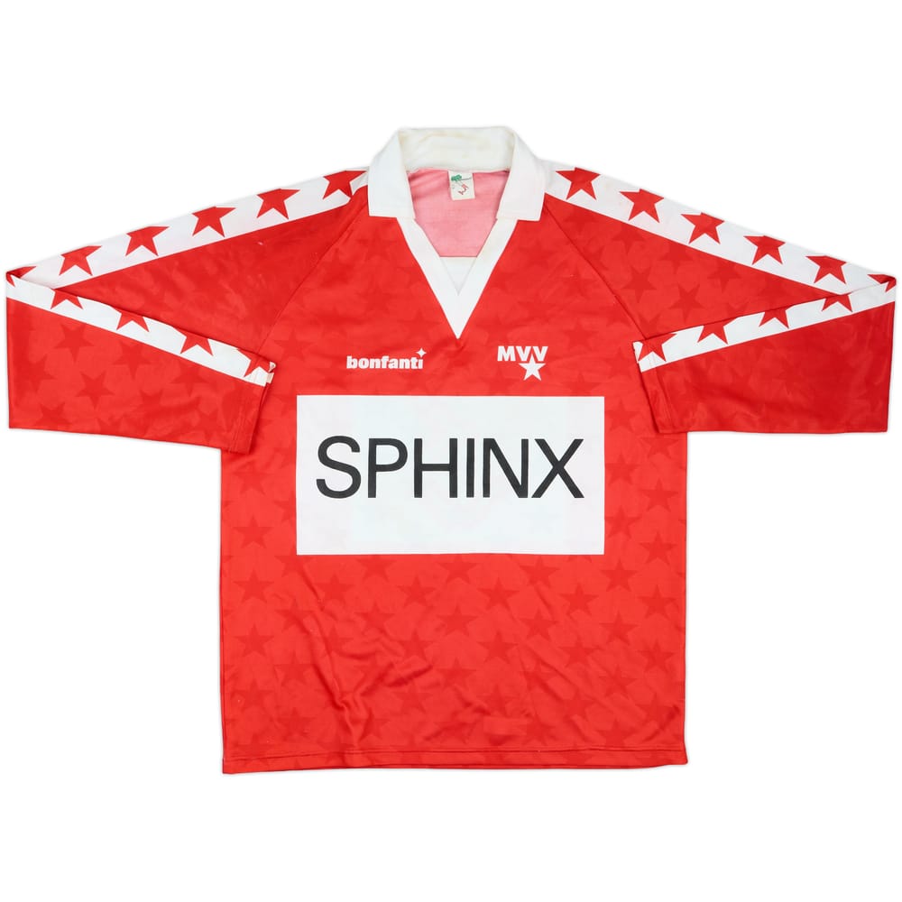 1991-92 MVV Maastricht Match Issue Home L/S Shirt #3