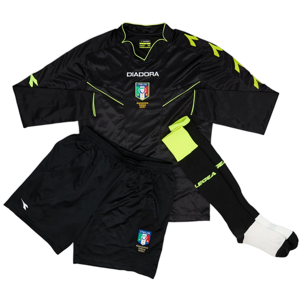 2013-14 Italy Diadora Referee Full Kit - 9/10 - (S)