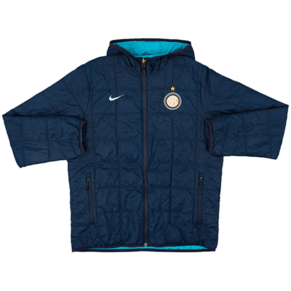 2010-11 Inter Milan Nike Reversible Padded Bench Coat - 4/10 - (L)