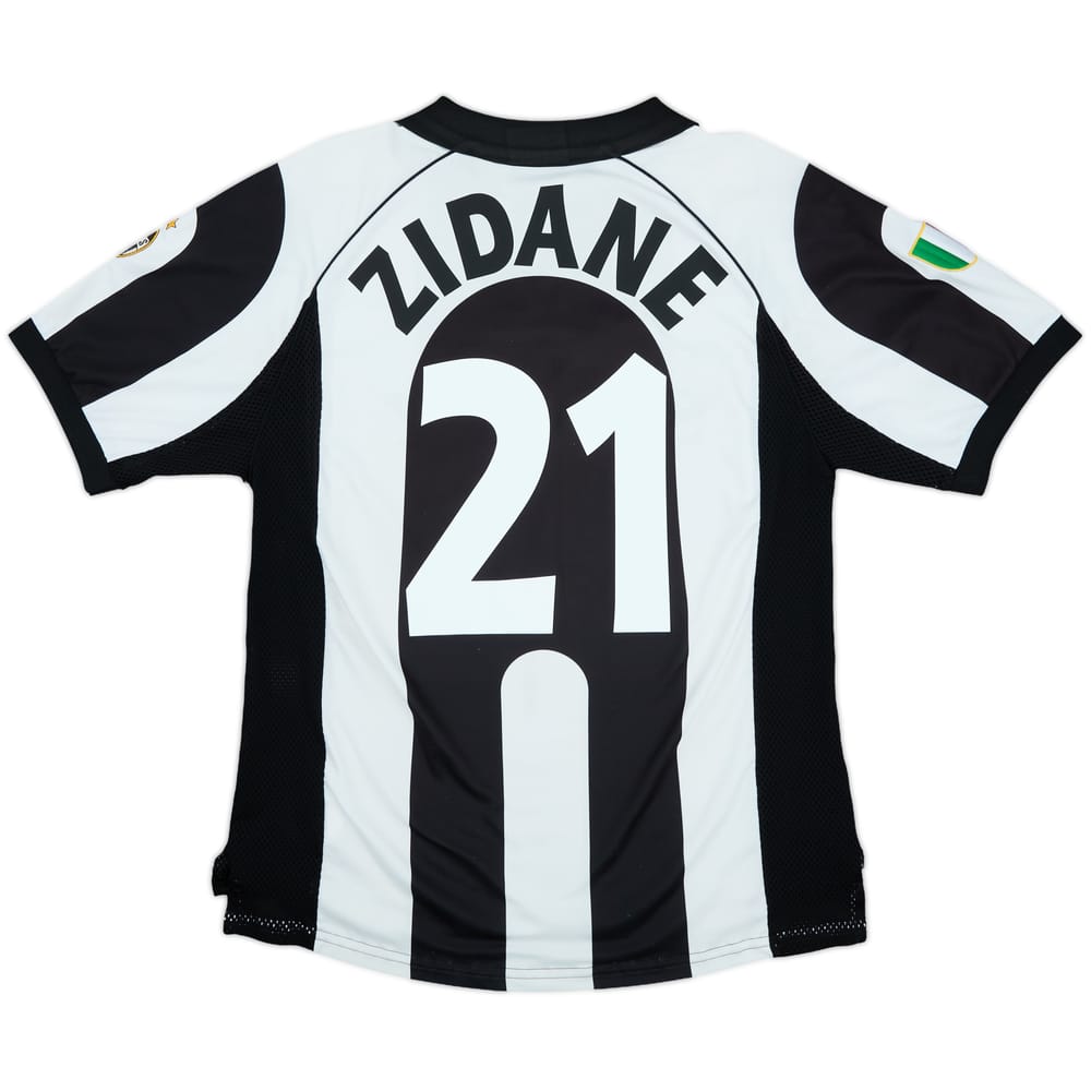 1997-98 Juventus Centenary Home Shirt Zidane #21 - 6/10 - (L)