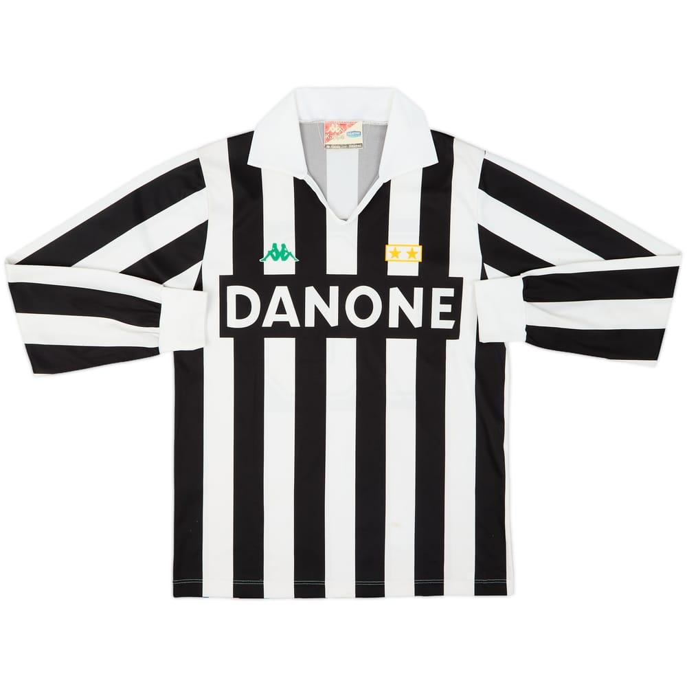 1992-94 Juventus Basic Home L/S Shirt #10 - 8/10 - (S)