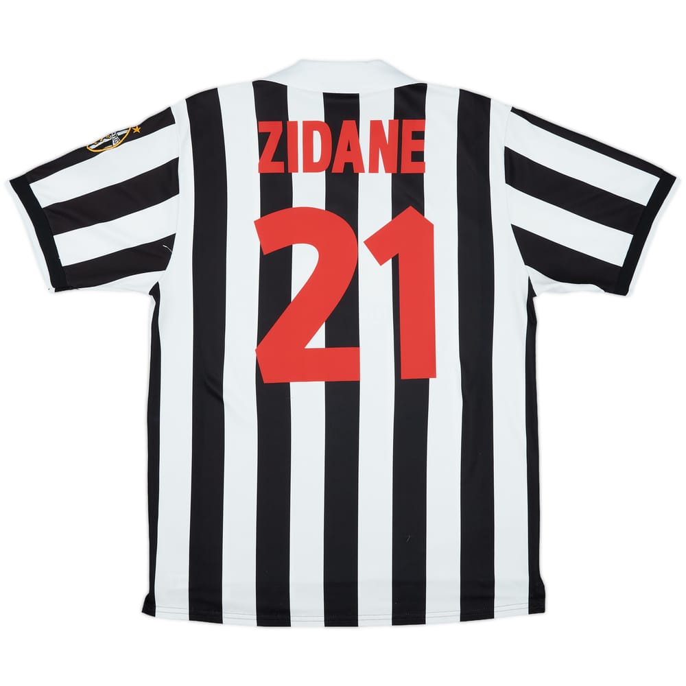 1998-99 Juventus Home Shirt Zidane #21 - 9/10 - (L)