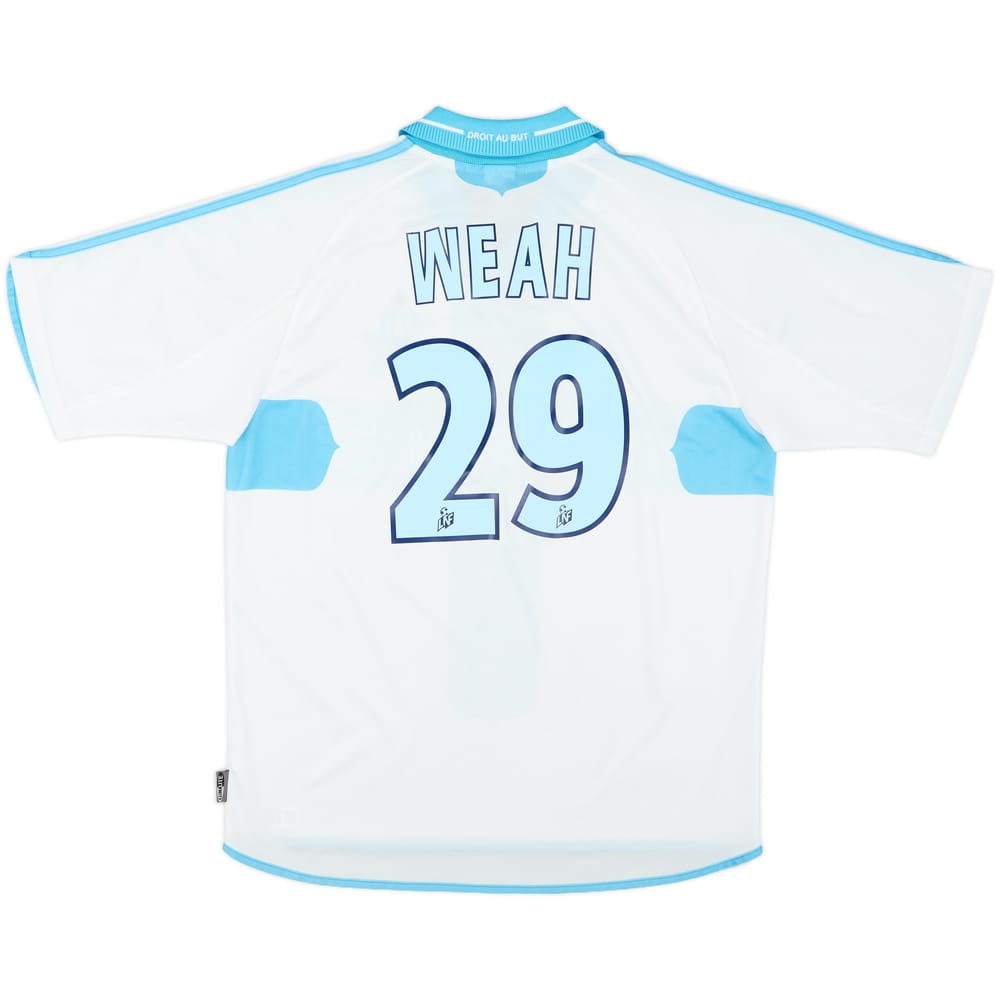 2000-01 Olympique Marseille Home Shirt Weah #29 - 8/10 - (L)