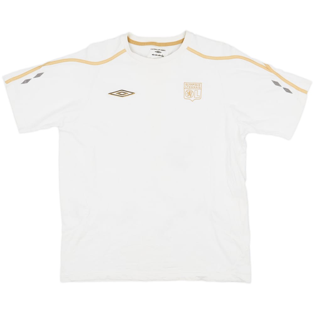 2009-10 Lyon Umbro Cotton Shirt - 9/10 - (L)