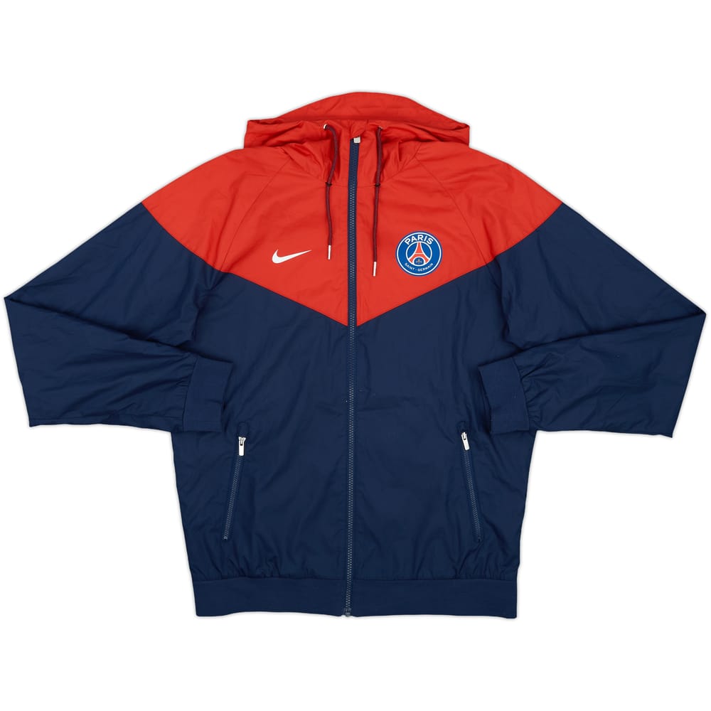 2017-18 Paris Saint-Germain Nike Hooded Track Jacket - 9/10 - (S)