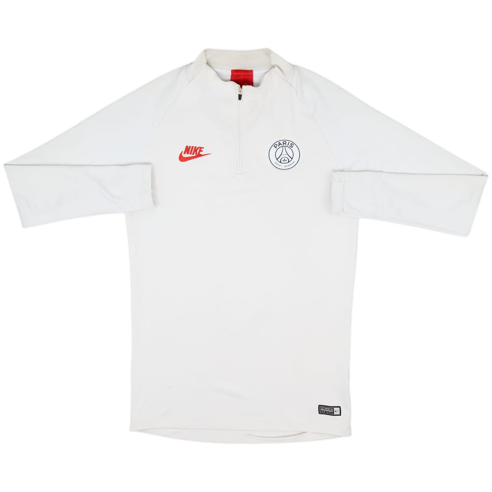 2019-20 Paris Saint-Germain Nike 1/4 Zip Drill Top - 5/10 - (S)