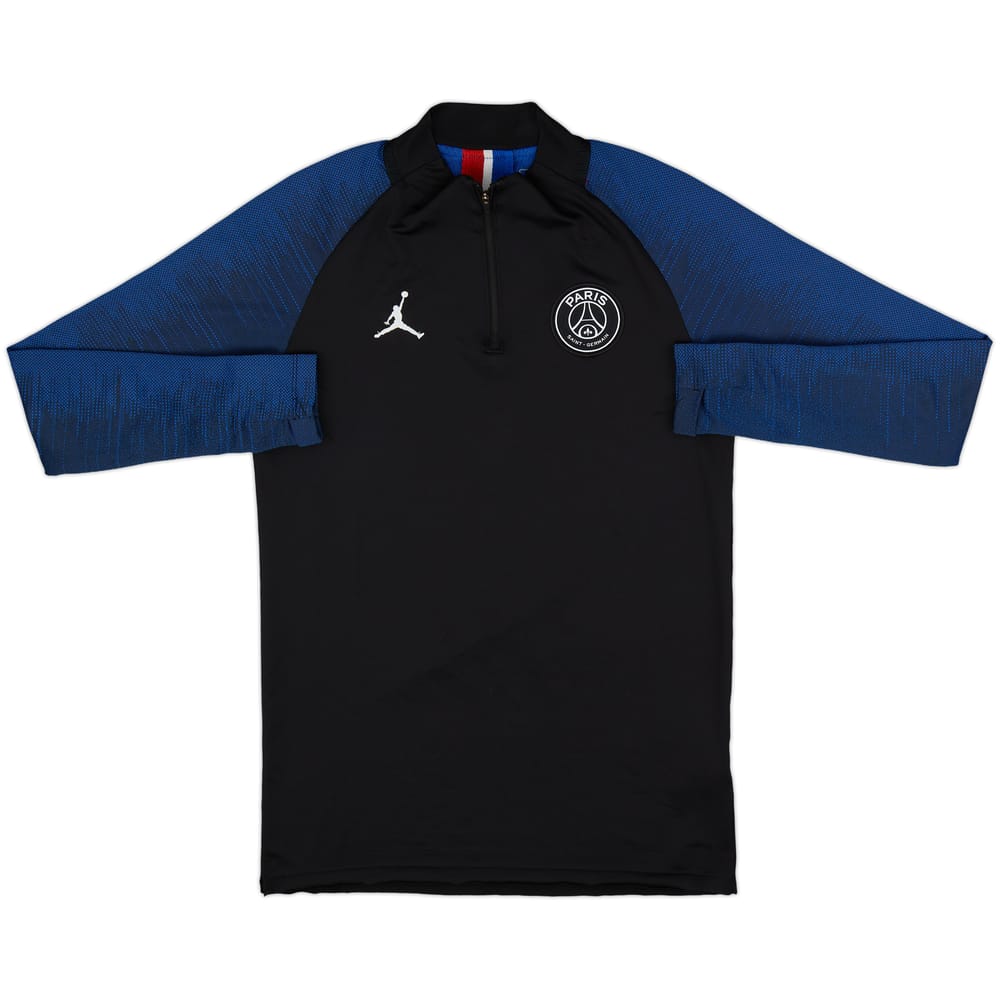 2020-21 Paris Saint-Germain Nike/Jordan 1/4 Zip Drill Top - 4/10 - (S)