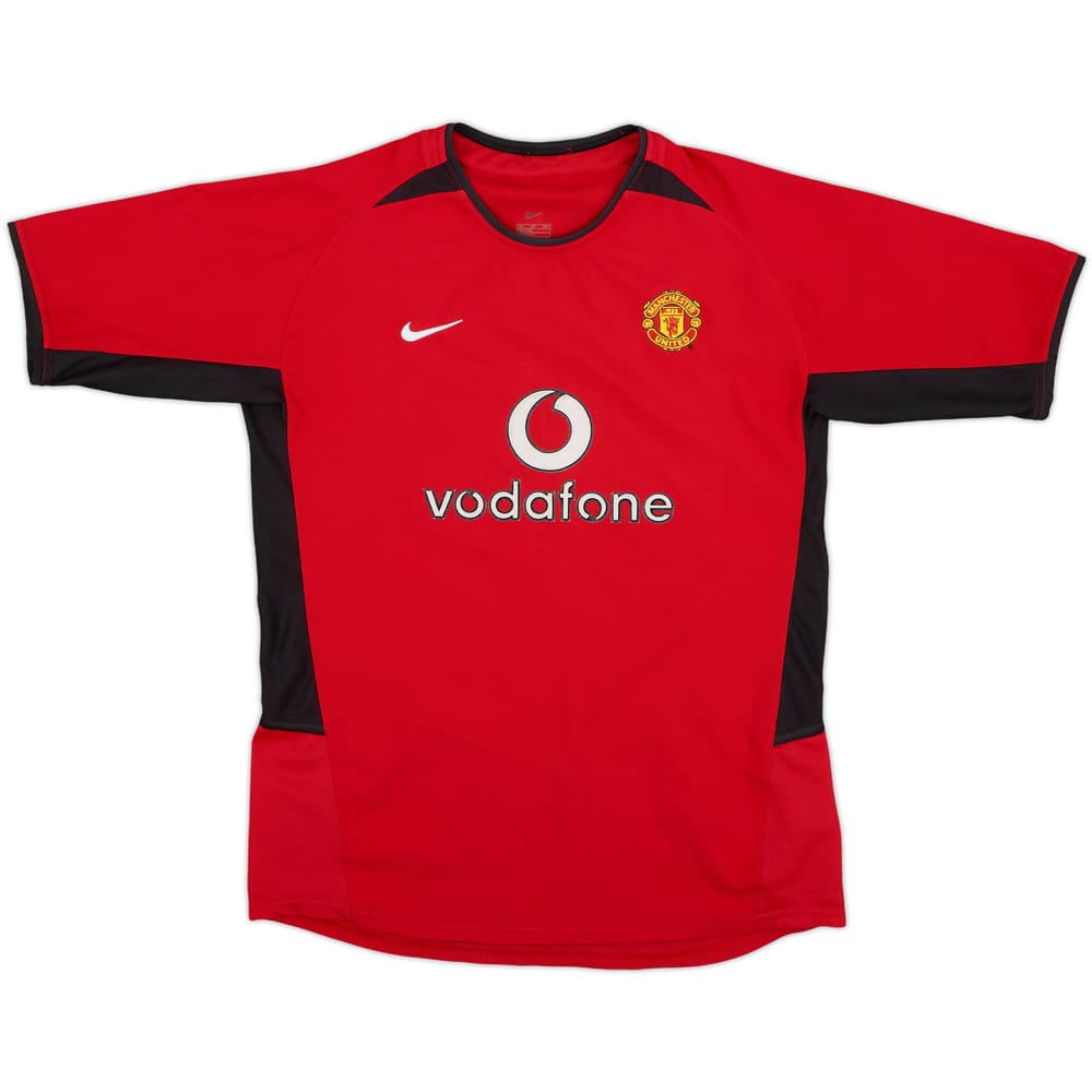 2002-04 Manchester United Home Shirt - 9/10 - (XL.Boys)