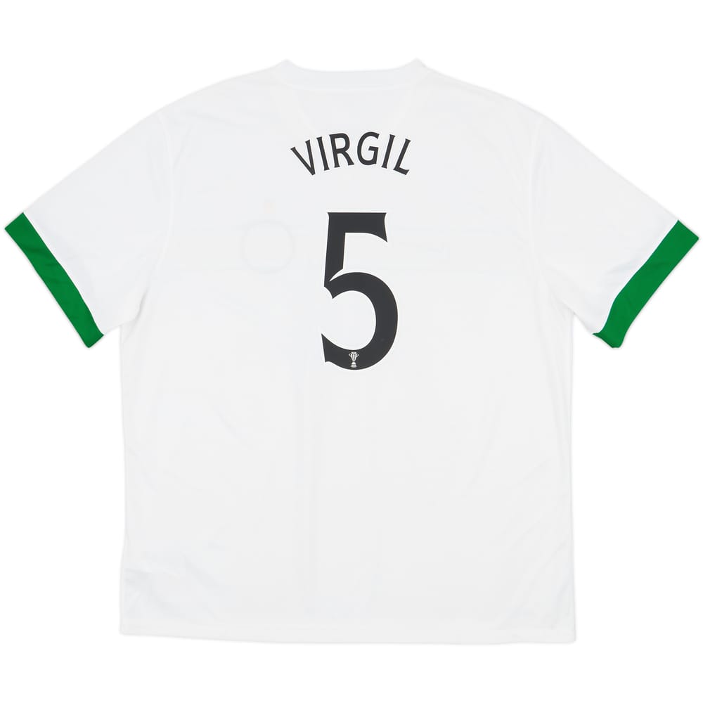 2014-15 Celtic European Third Shirt Virgil #5 - 8/10 - (XXL)