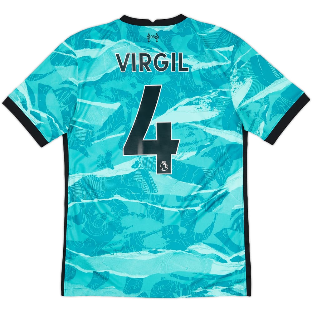 2020-21 Liverpool Away Shirt Virgil #4 - 10/10 - (S)