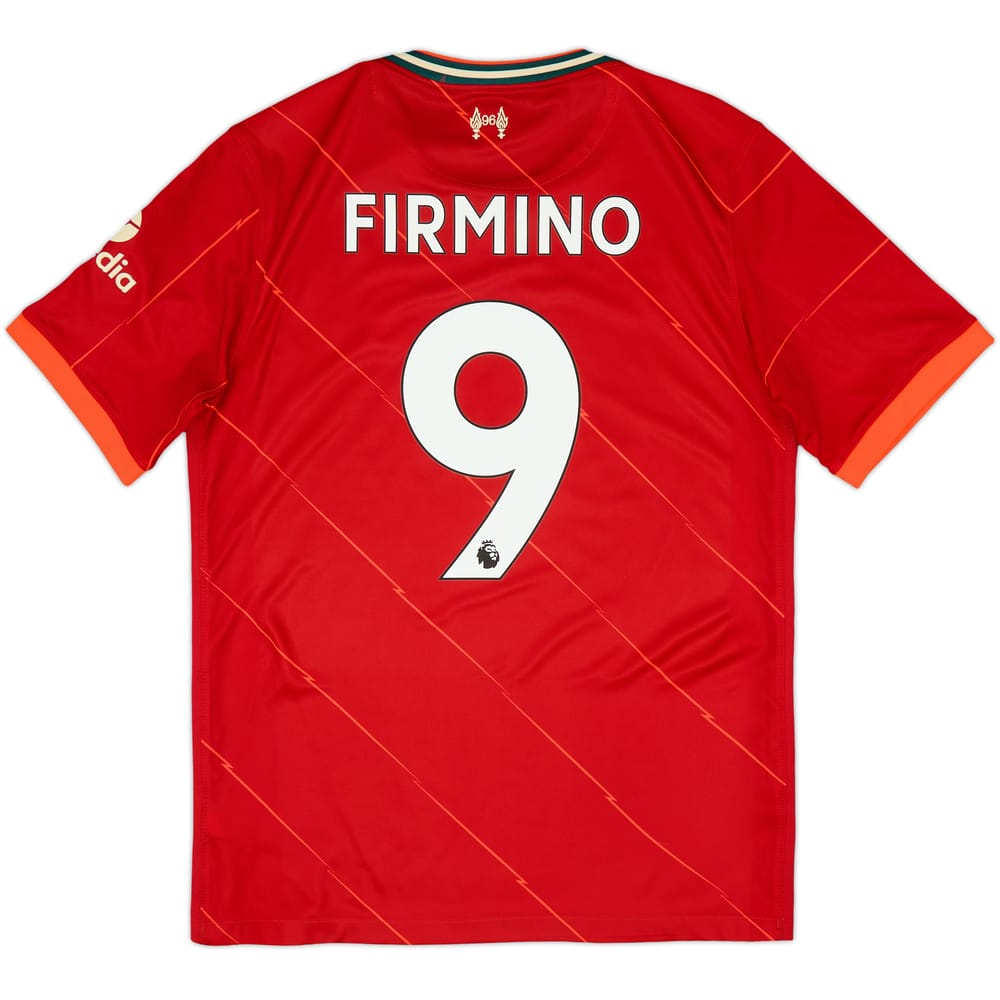 2021-22 Liverpool Home Shirt Firmino #9 - 7/10 - (M)