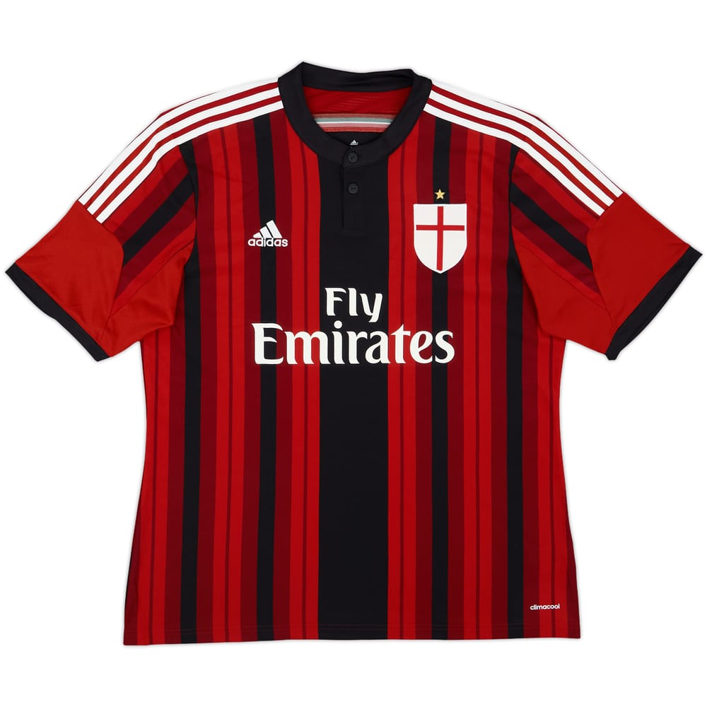 2014-15 AC Milan Home Shirt - 10/10 - (XL)