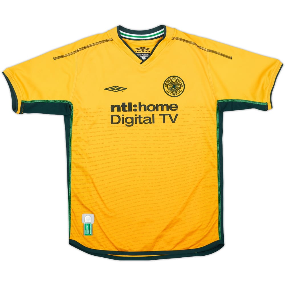 2002-03 Celtic Away Shirt - 10/10 - (M.Boys)