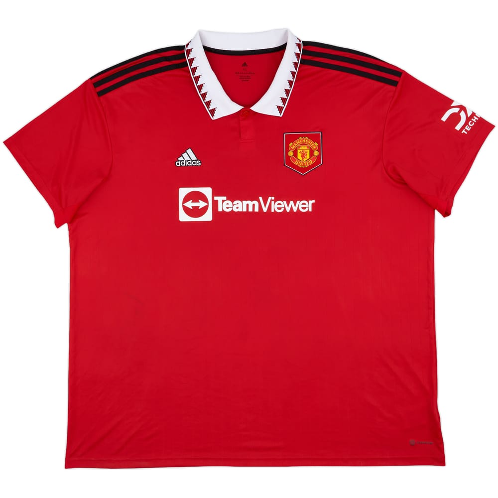 2022-23 Manchester United Home Shirt - 8/10 - (4XL)