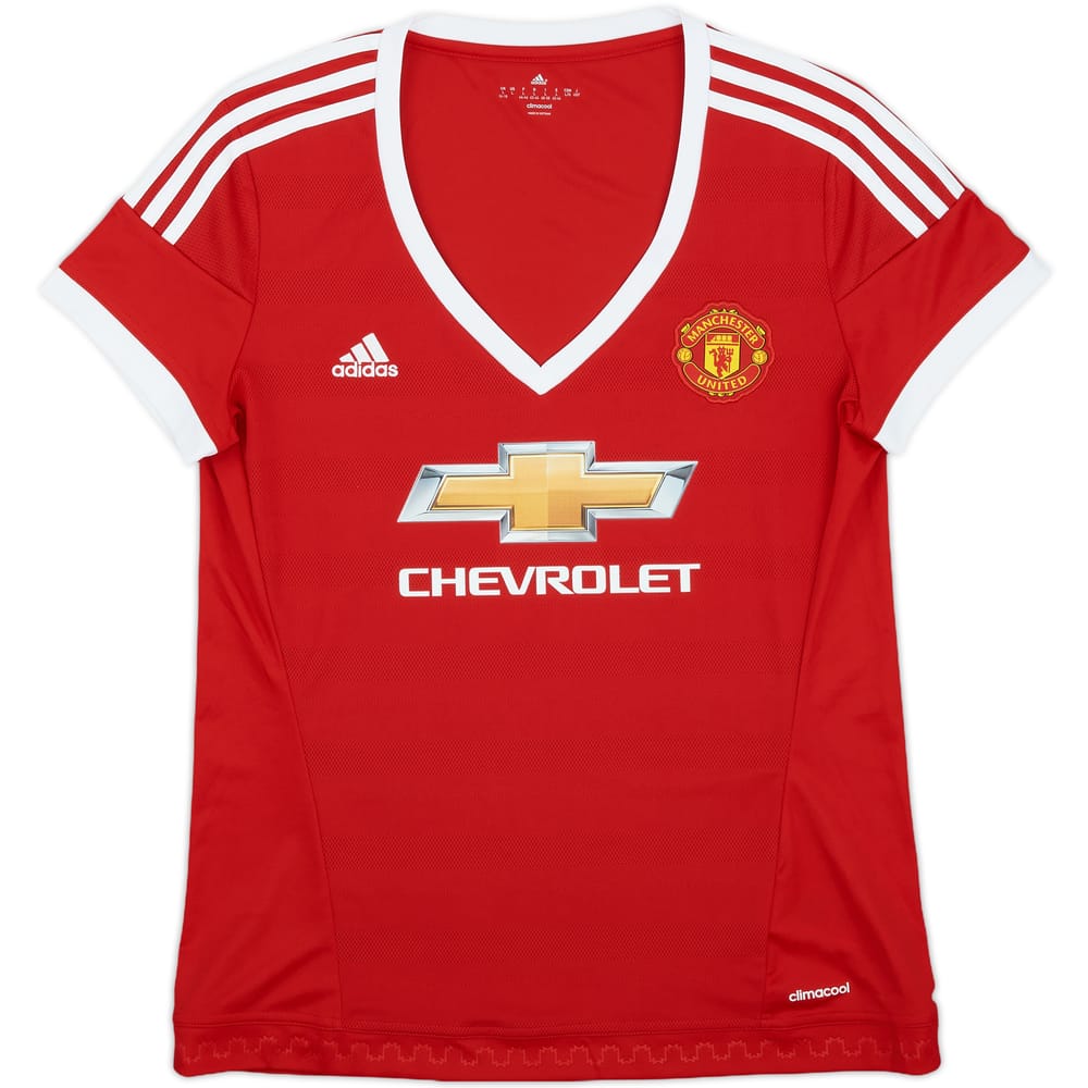 2015-16 Manchester United Home Shirt - 8/10 - (Women's L)