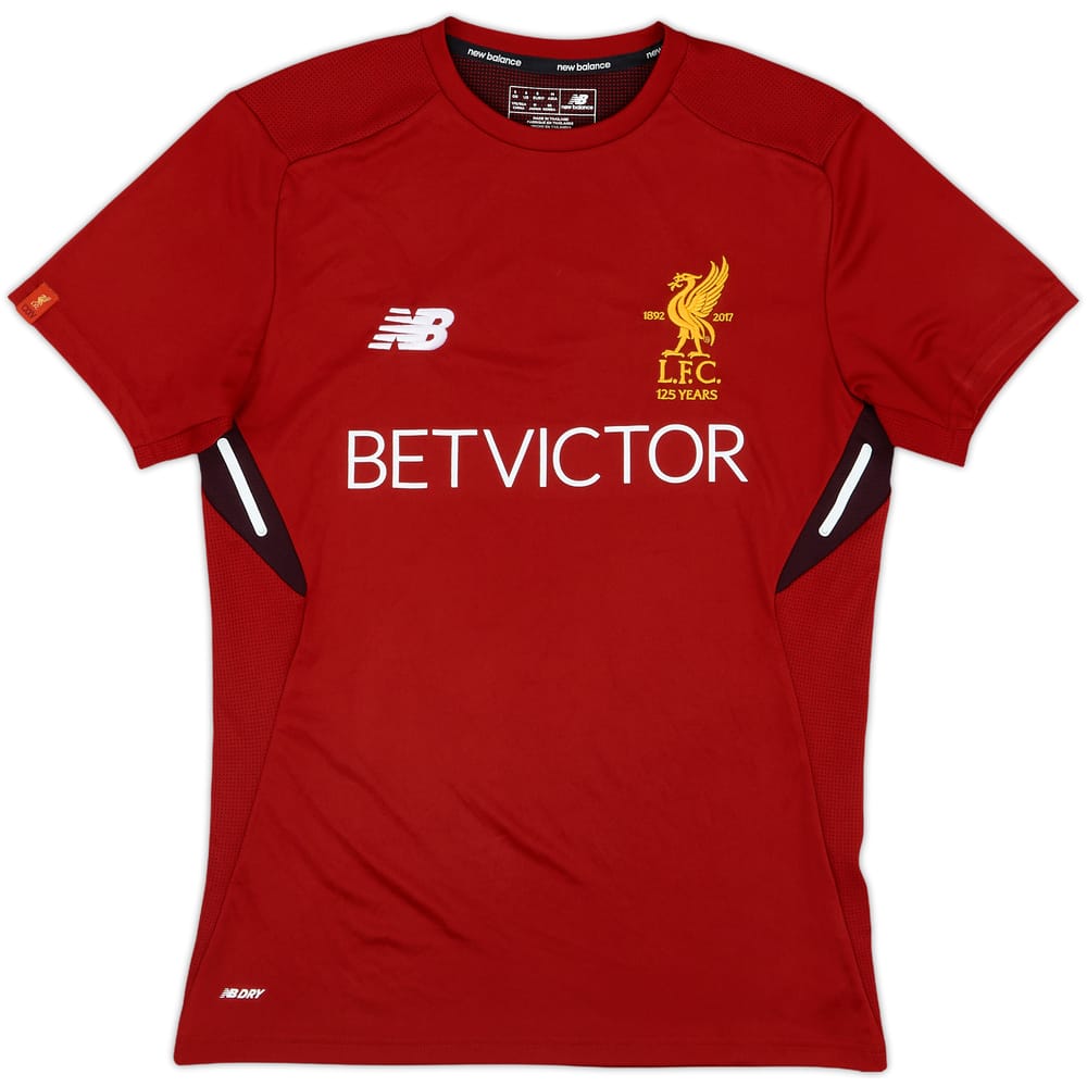 2017-18 Liverpool New Balance Training Shirt - 8/10 - (S)