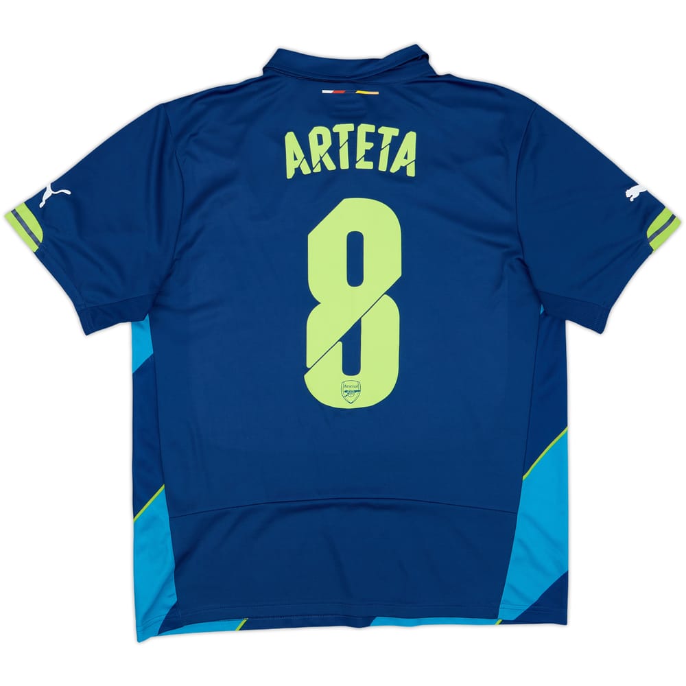 2014-15 Arsenal Third Shirt Arteta #8 - 8/10 - (L)