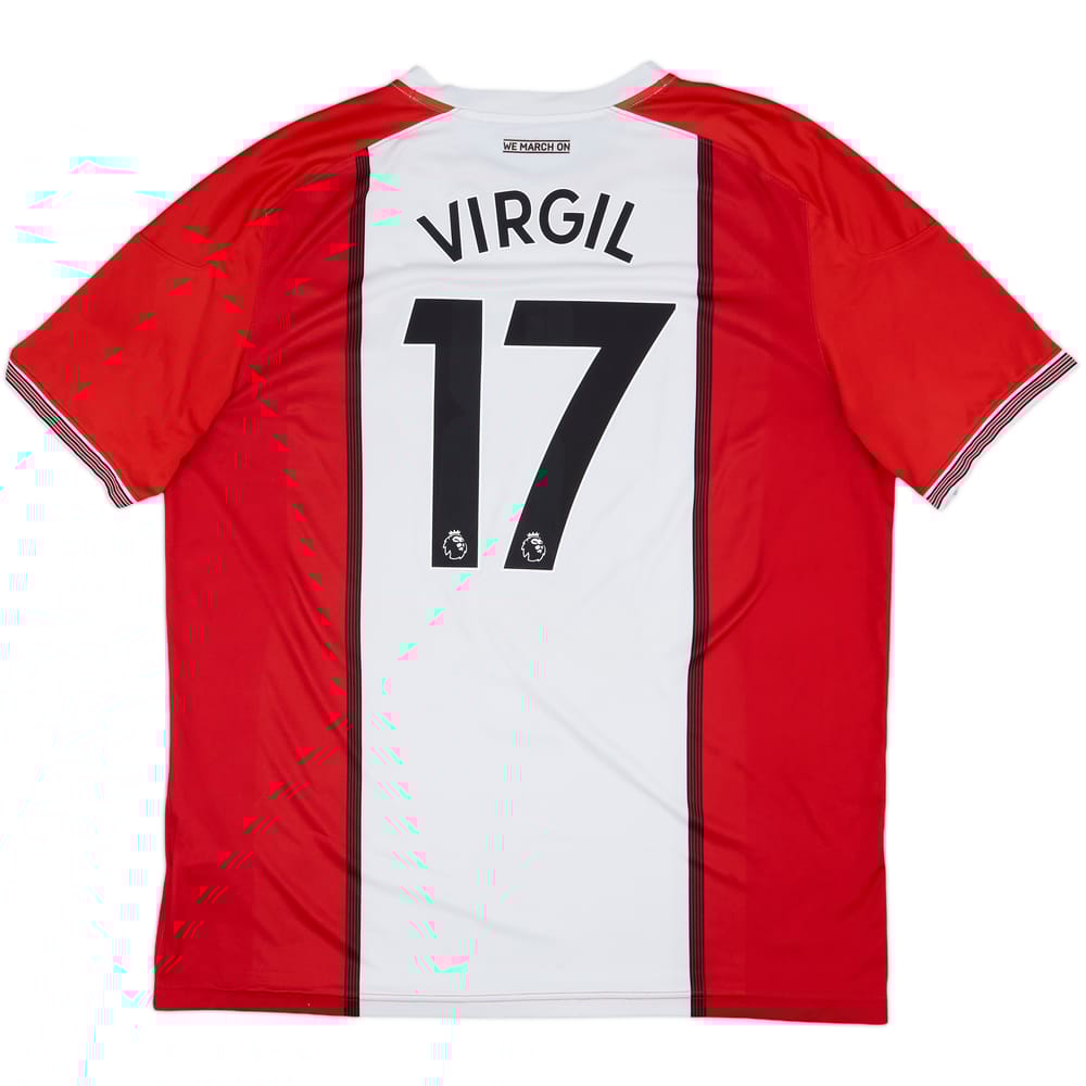 2017-18 Southampton Home Shirt Virgil #17 - 8/10 - (XXL)