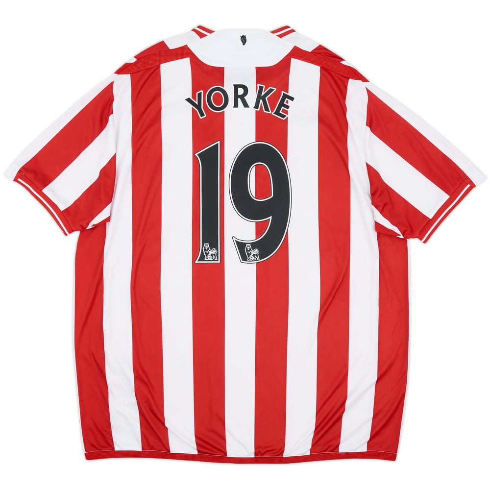 2009-10 Sunderland Home Shirt Yorke #19 - 6/10 - (XXL)