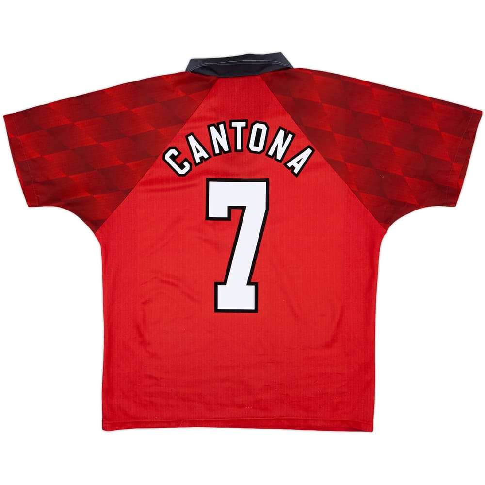 1996-98 Manchester United Home Shirt Cantona #7 - 5/10 - (M)