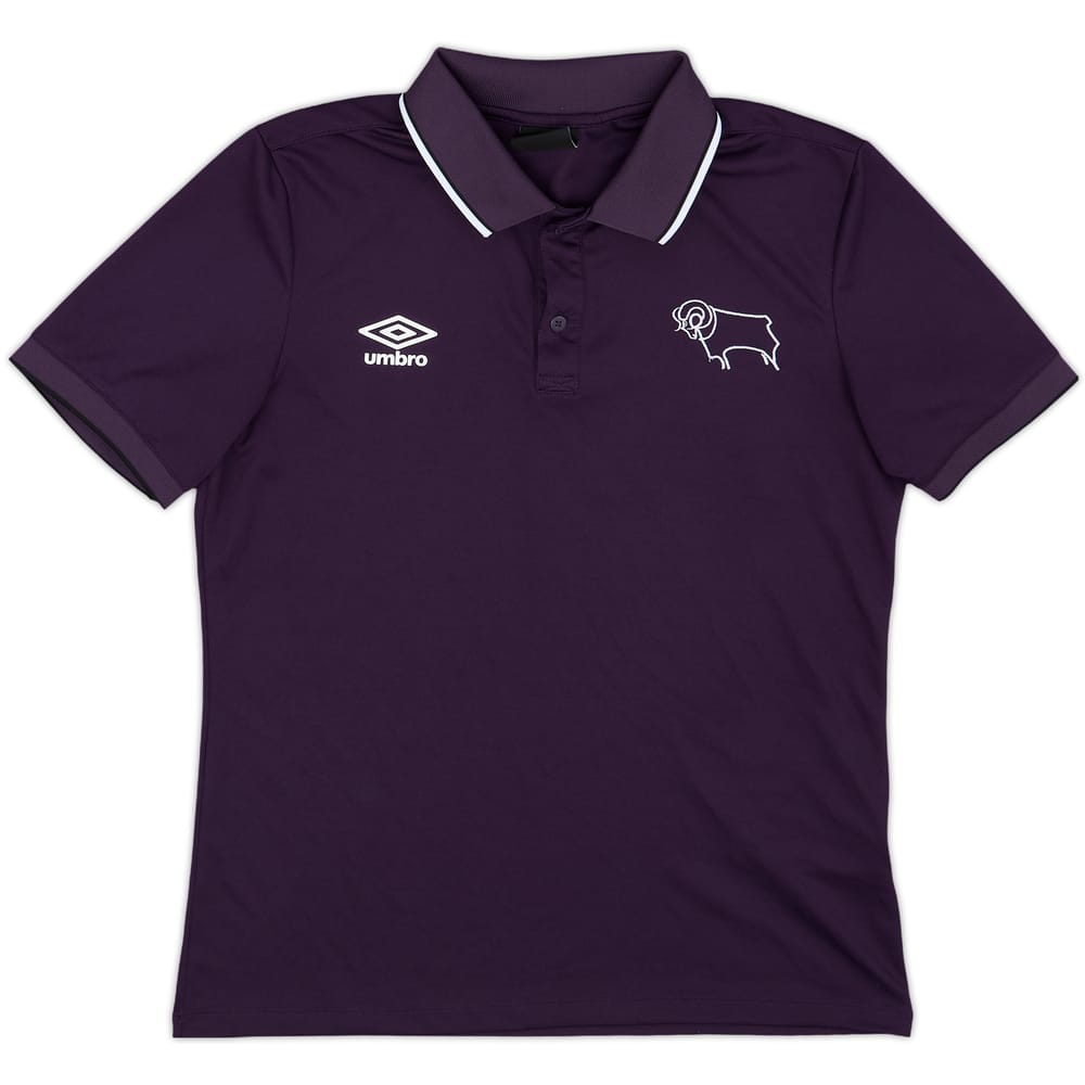2018-19 Derby County Umbro Polo Shirt - 8/10 - (M)