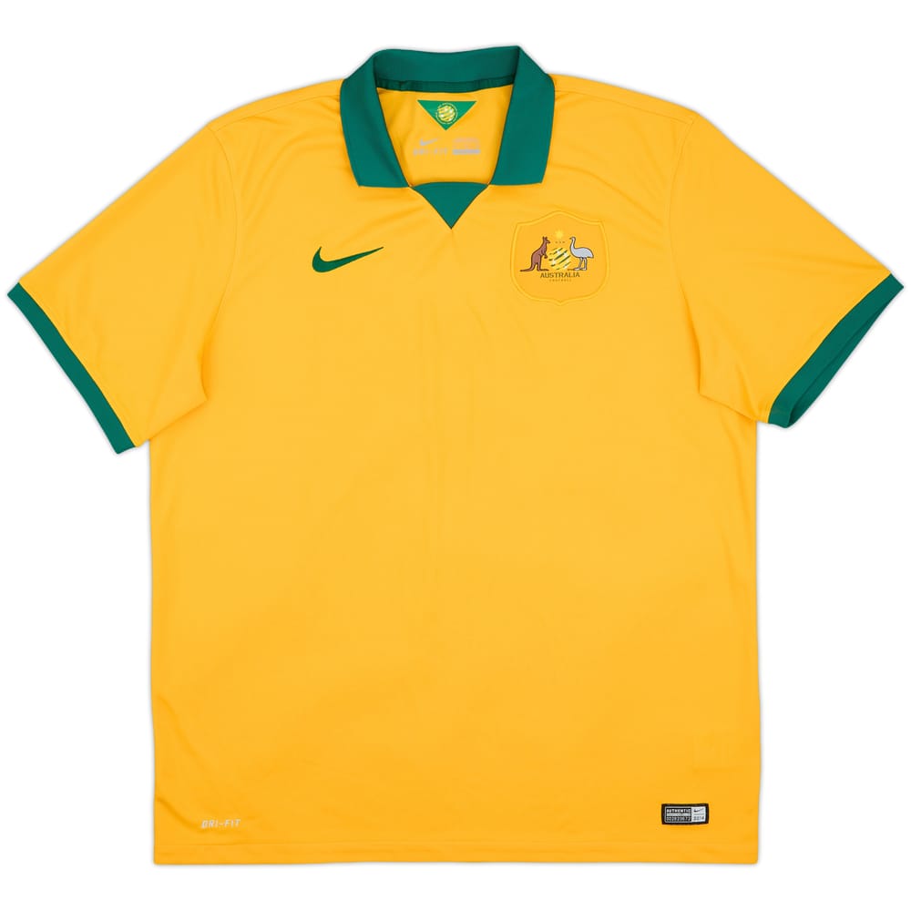 2014-15 Australia Home Shirt - 9/10 - (XL)