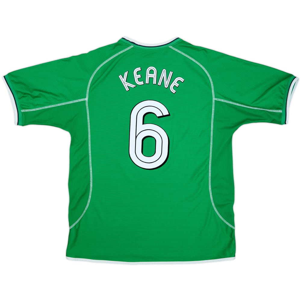 2001-03 Ireland Home Shirt Keane #6 - 7/10 - (XL)