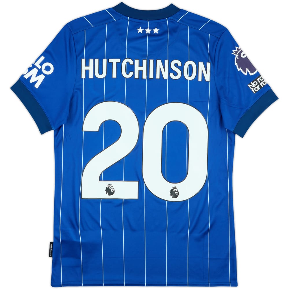 2024-25 Ipswich Match Issue Home Shirt Hutchinson #20