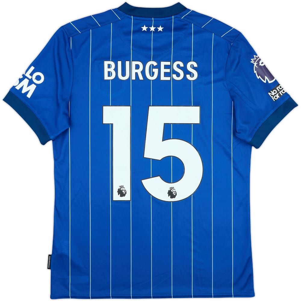 2024-25 Ipswich Match Issue Home Shirt Burgess #15