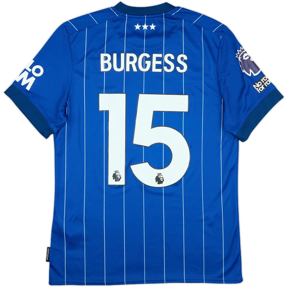 2024-25 Ipswich Match Issue Home Shirt Burgess #15