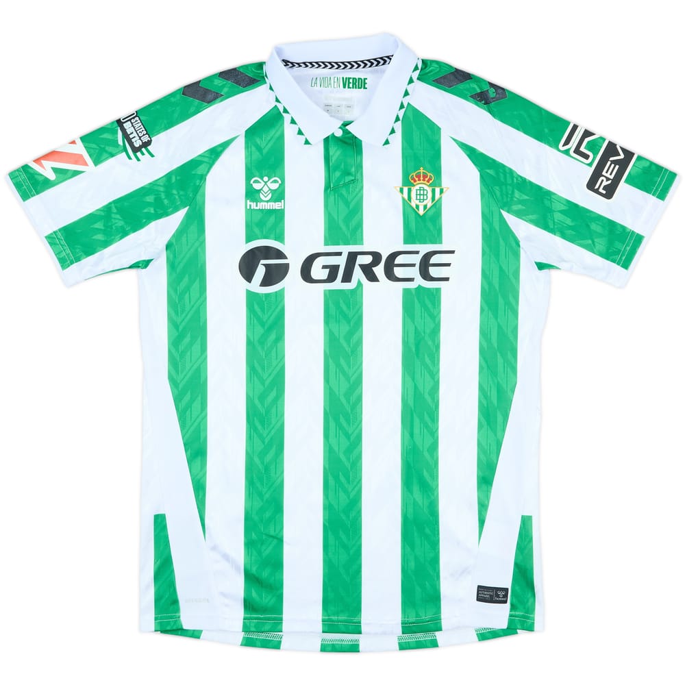 2024-25 Real Betis Match Issue Home Shirt #2 (Bellerin)
