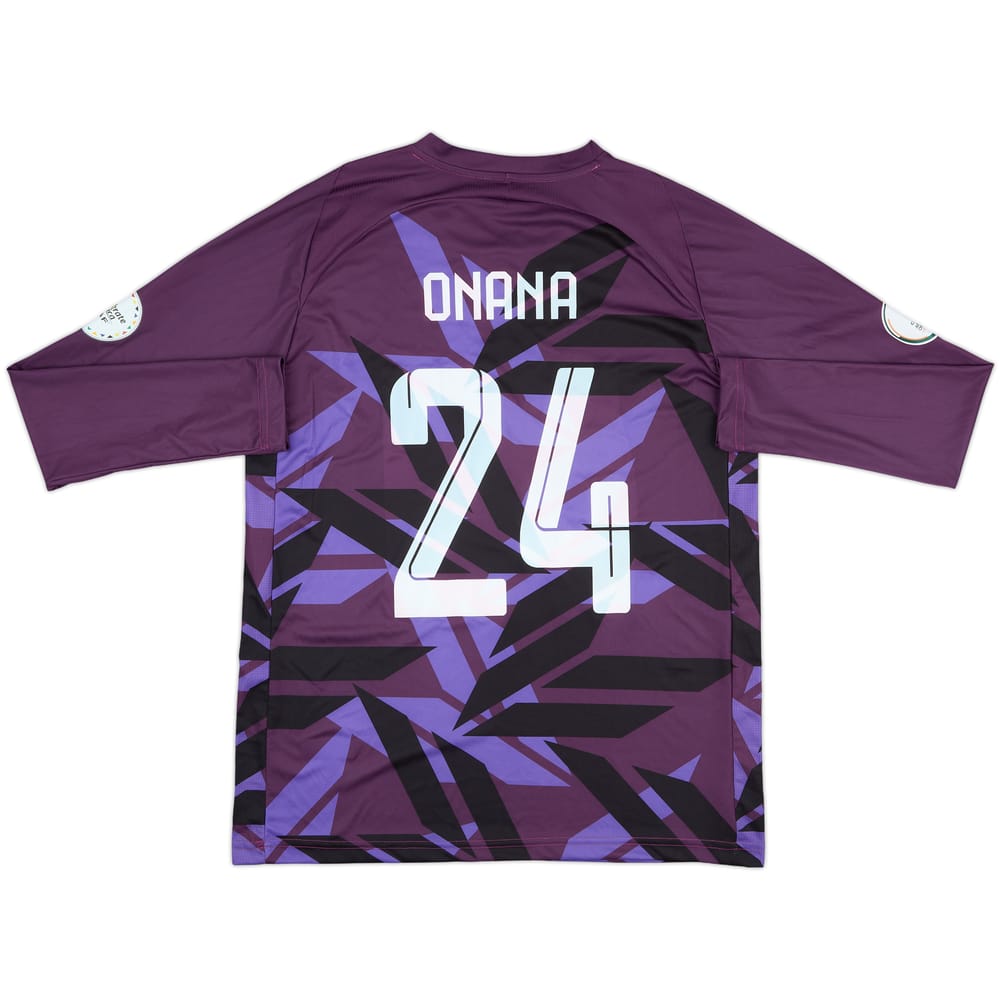 2023 Cameroon Match Issue AFCON GK Shirt Onana #24