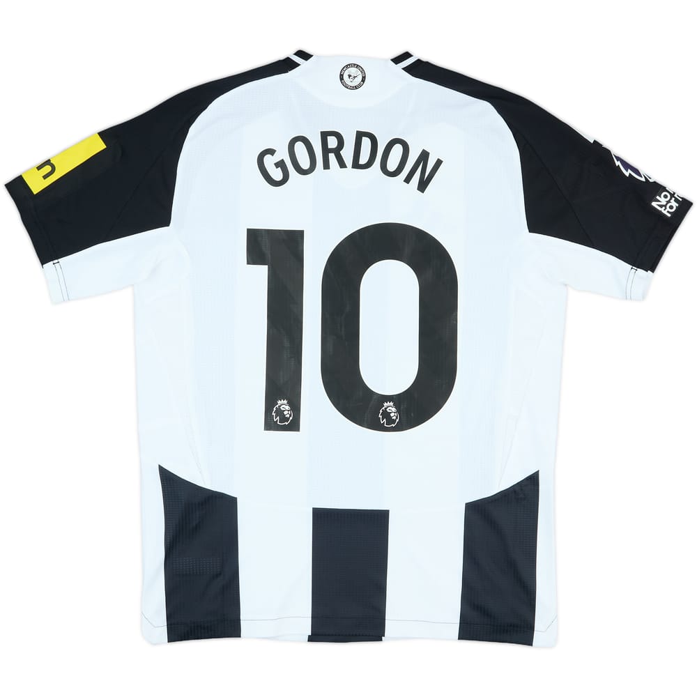 2024-25 Newcastle United Match Issue Home Shirt Gordon #10