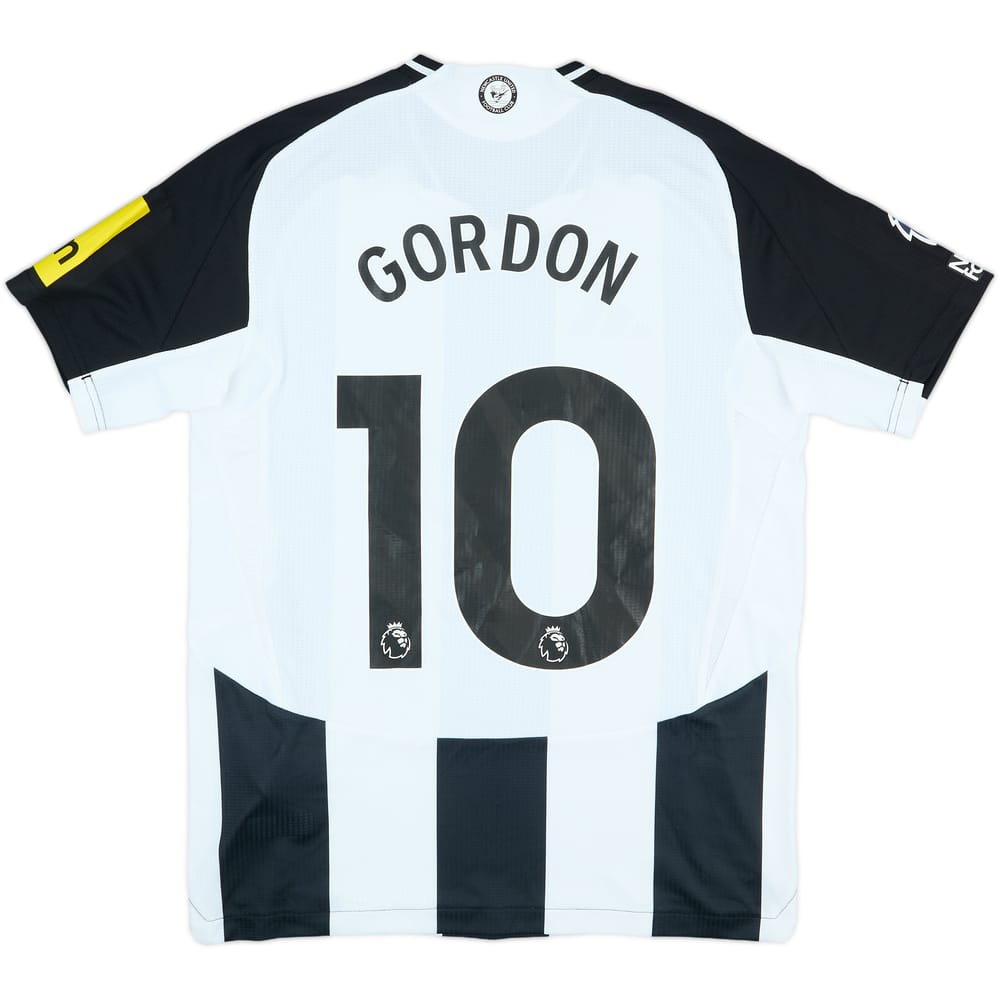 2024-25 Newcastle United Match Issue Home Shirt Gordon #10