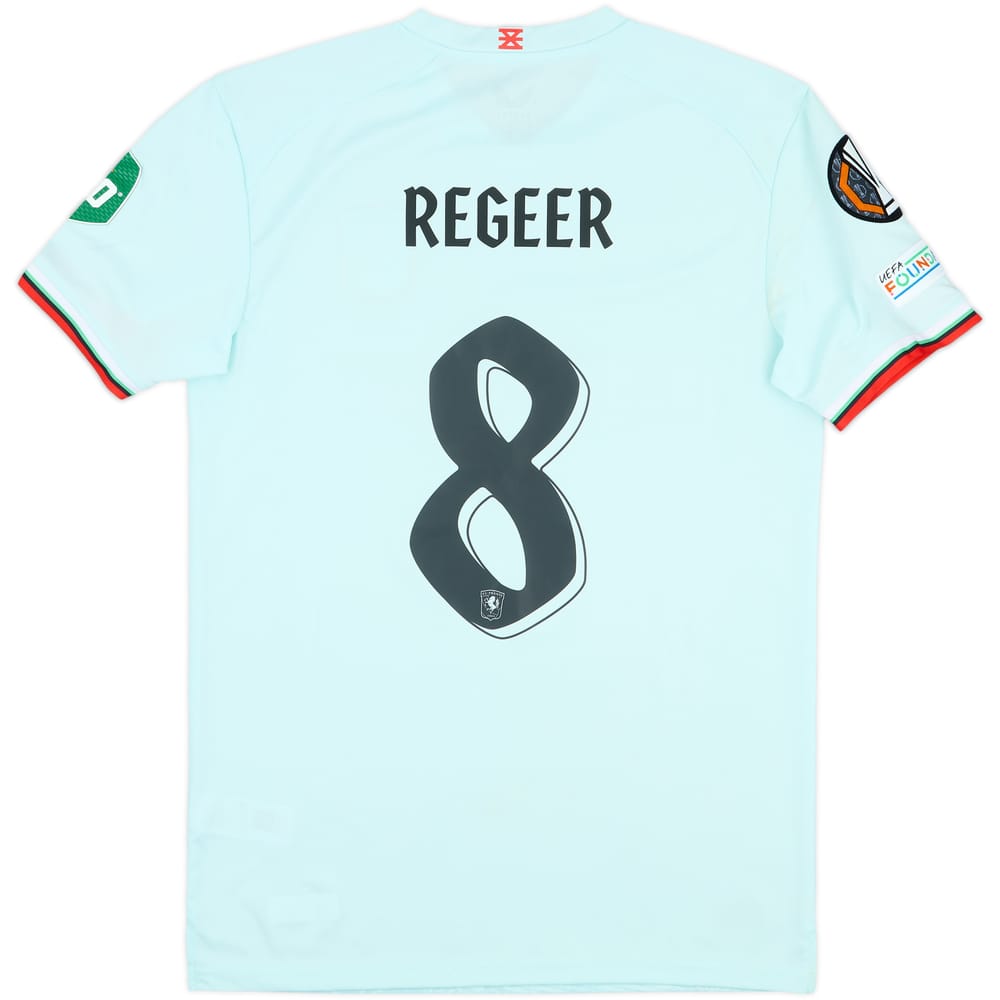 2024-25 FC Twente Match Worn Europa League Away Shirt Regeer #8