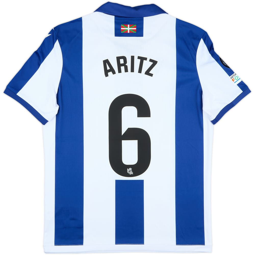 2024-25 Real Sociedad Match Issue Home Shirt Aritz #6
