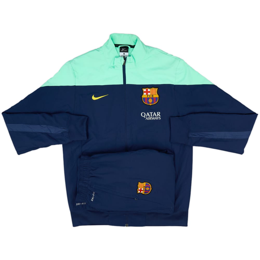 2013-14 Barcelona Nike Full Tracksuit - 9/10 - (S)