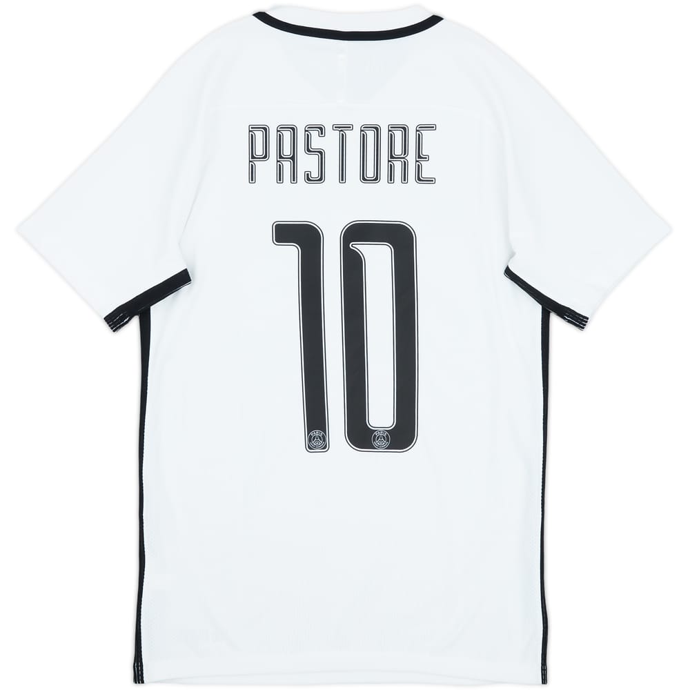 2016-17 Paris Saint-Germain Authentic Third Shirt Pastore #10 - 8/10 - (S)