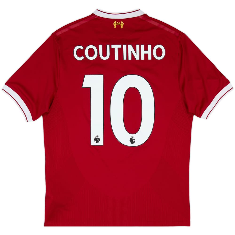 2017-18 Liverpool 125 Years Home Shirt Coutinho #10 - 7/10 - (S)