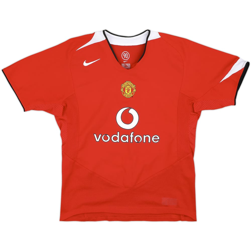 2004-06 Manchester United Home Shirt - 9/10 - (Women's M)