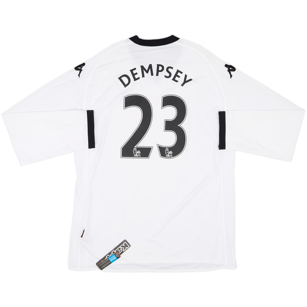 2010-11 Fulham Home L/S Shirt Dempsey #23 (4XL)