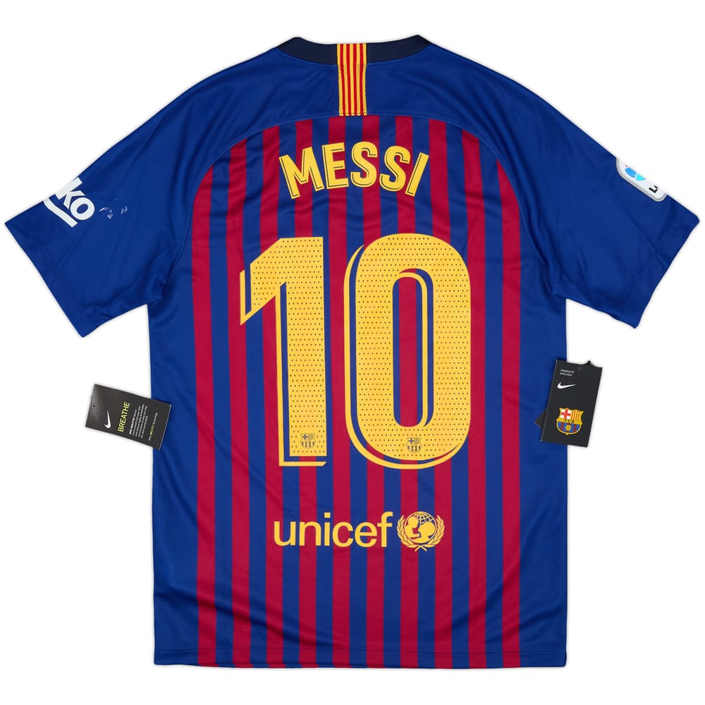 2018-19 Barcelona Home Shirt Messi #10 (S)